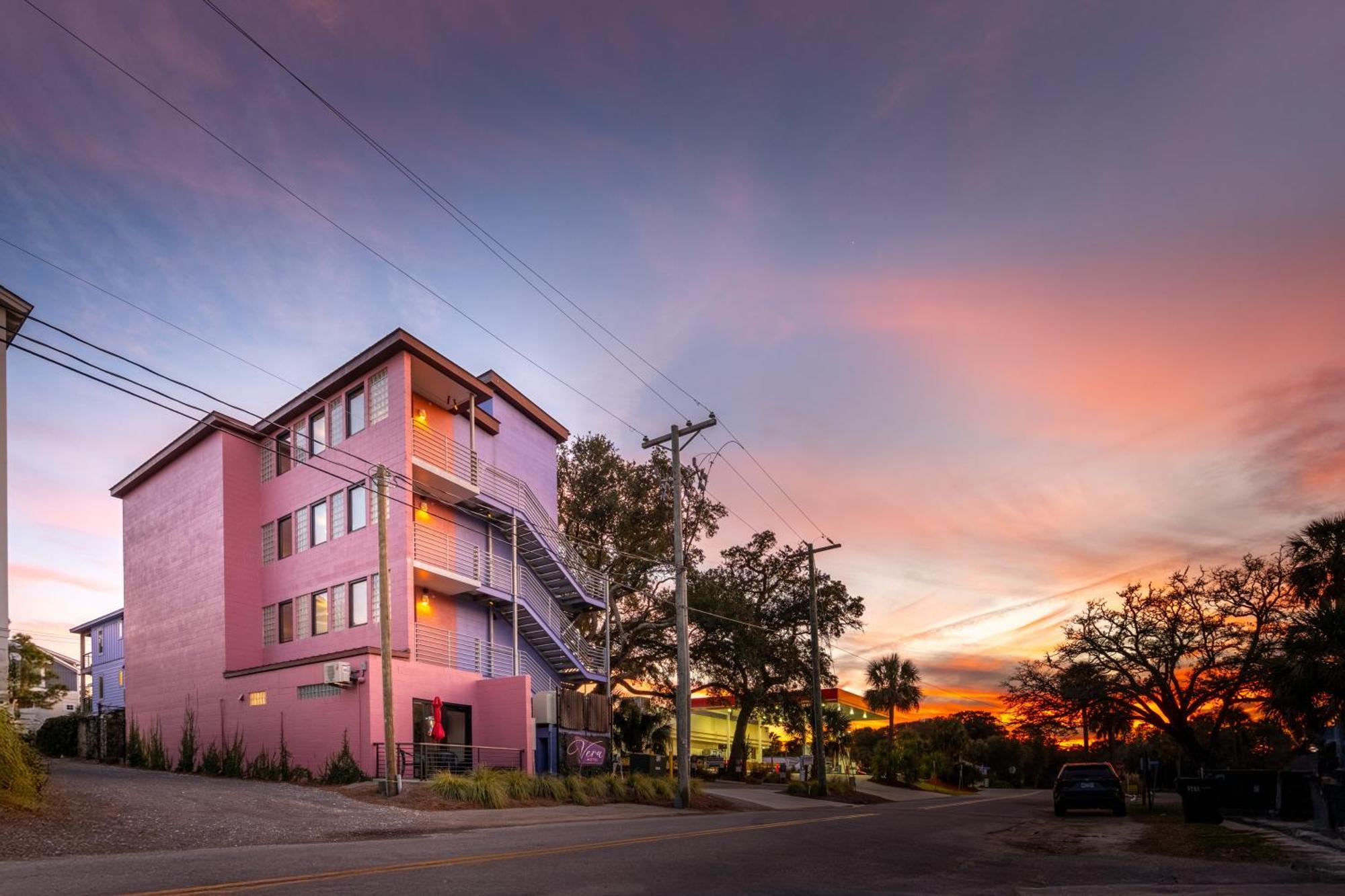 Boutique Vera Hotel In The Heart Of Folly Beach Luaran gambar